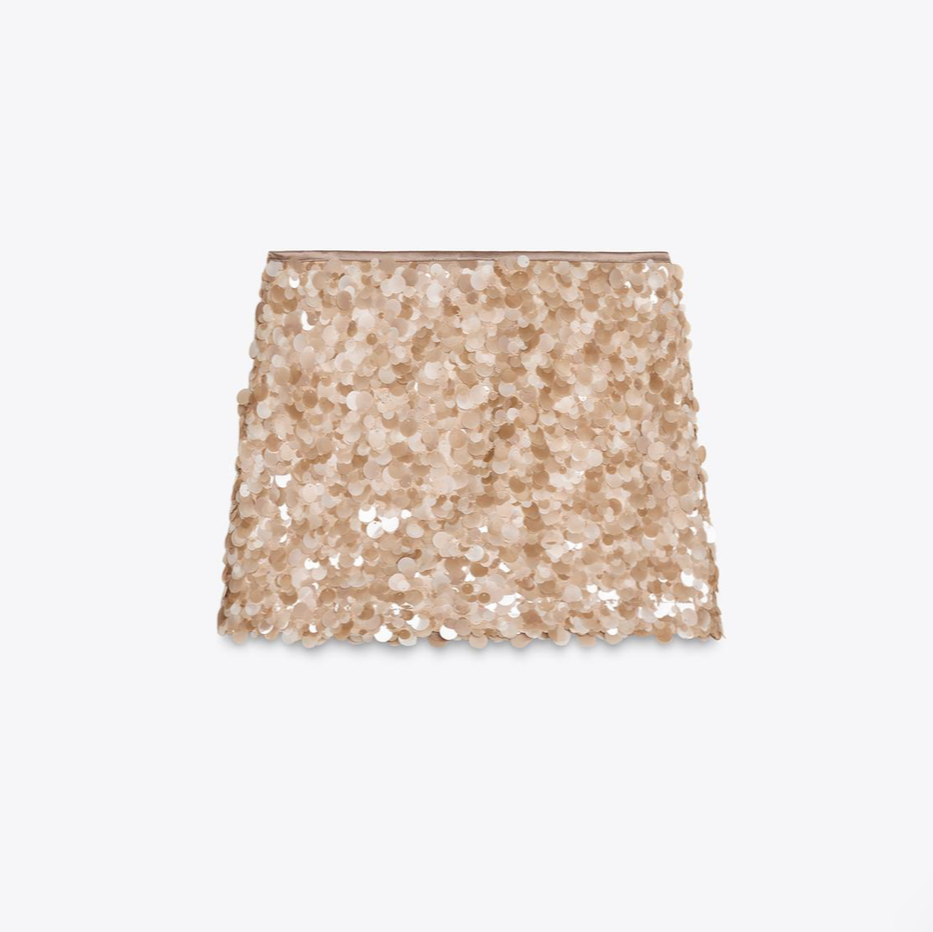 Ibiza Minirock mit Pailletten