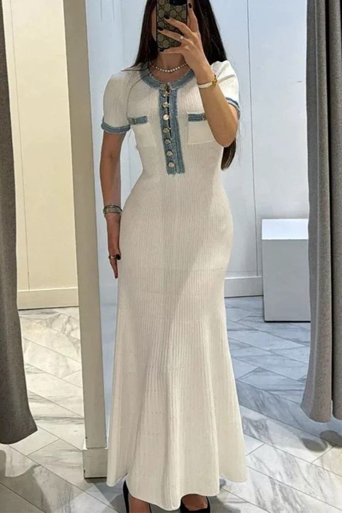 SANDRA - Elegantes Maxikleid