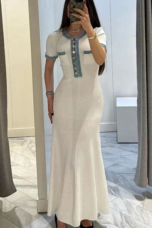 SANDRA - Elegantes Maxikleid