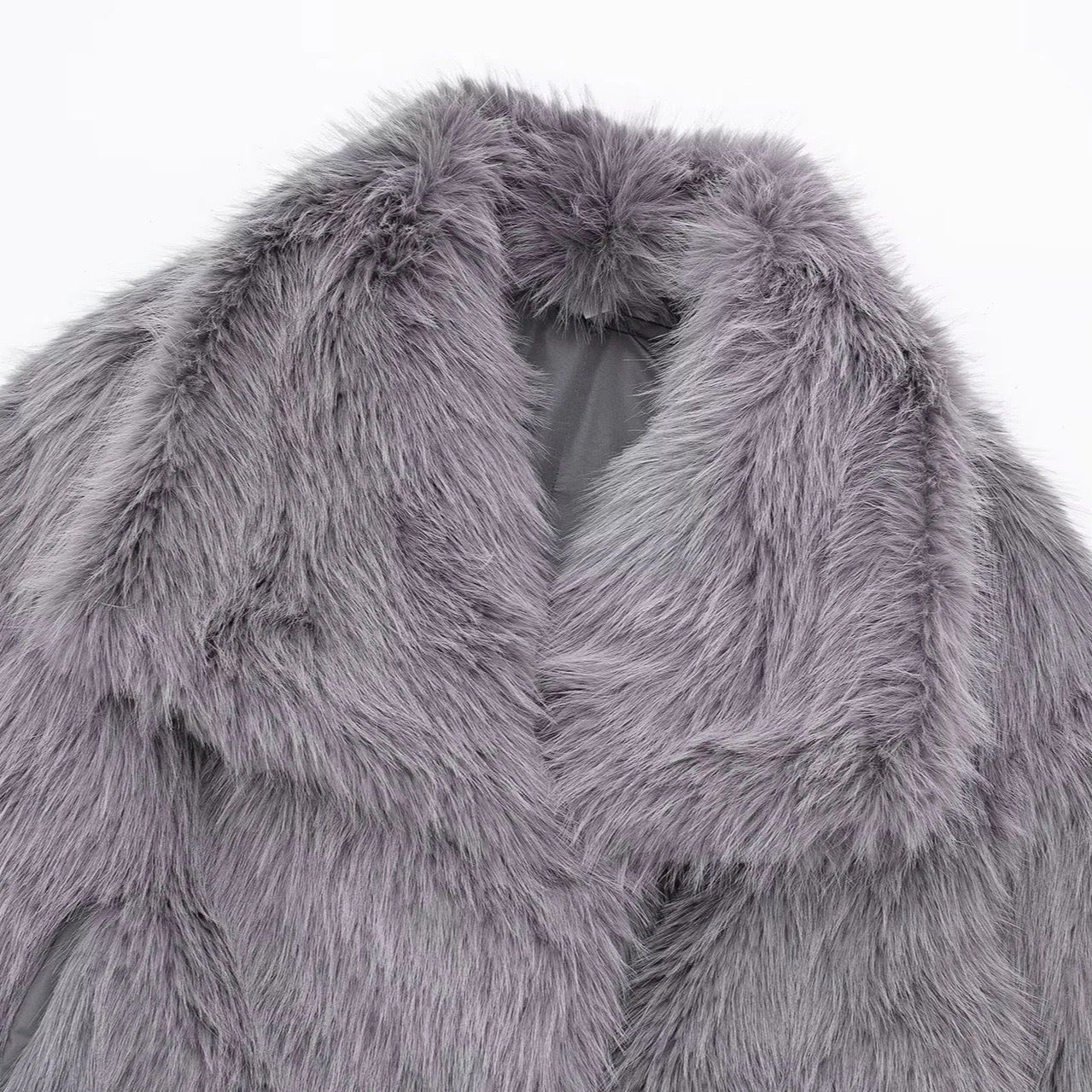 Virale Kunstfell Jacke - Lonissa