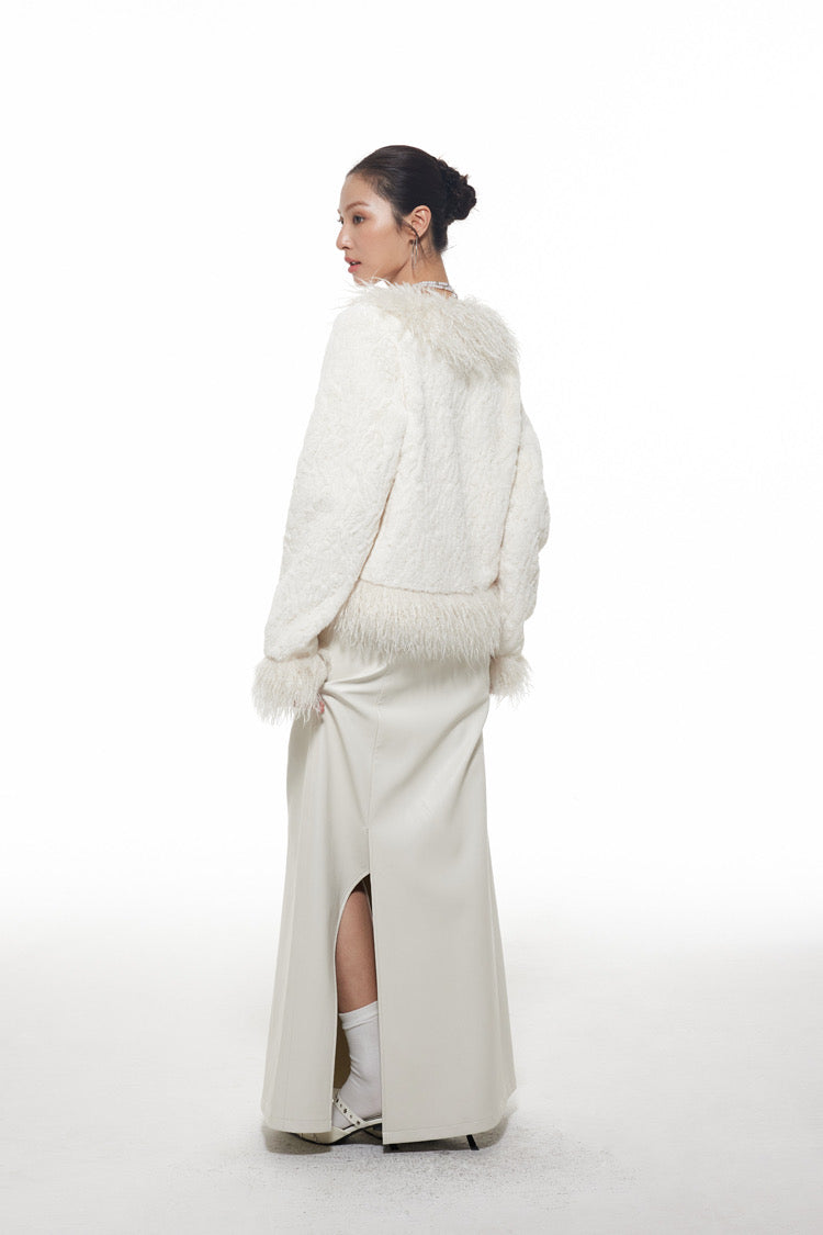 Jacke mit Kunstfell-Detail - Lonissa