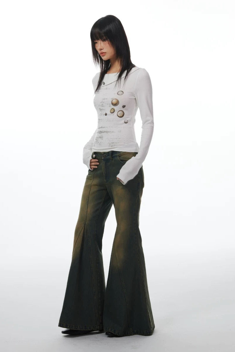 Langarmshirt mit Print - Lonissa