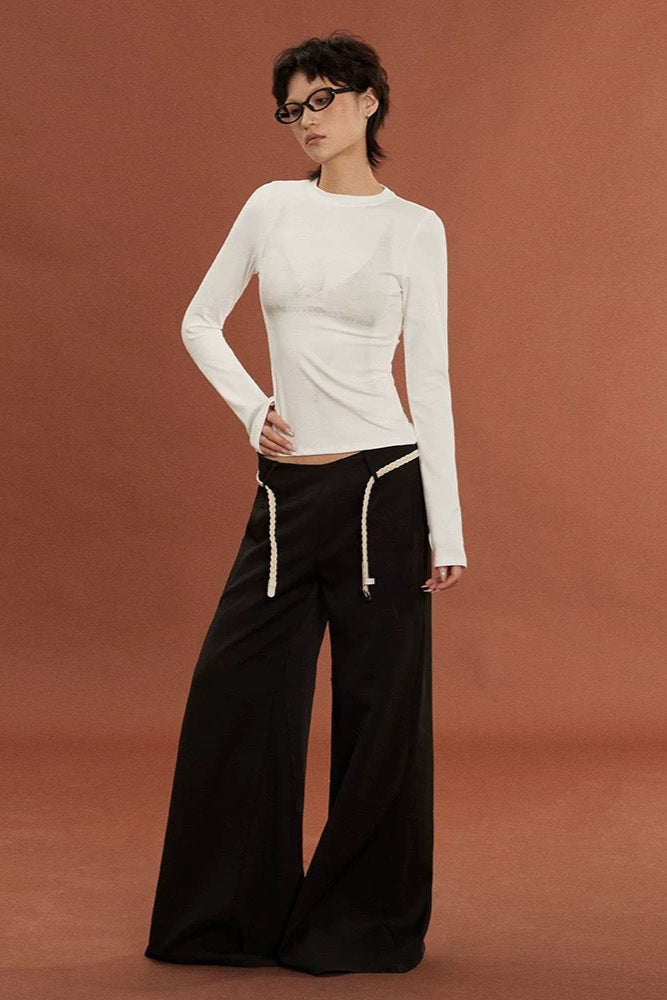 Langarmshirt mit Body Print - Lonissa