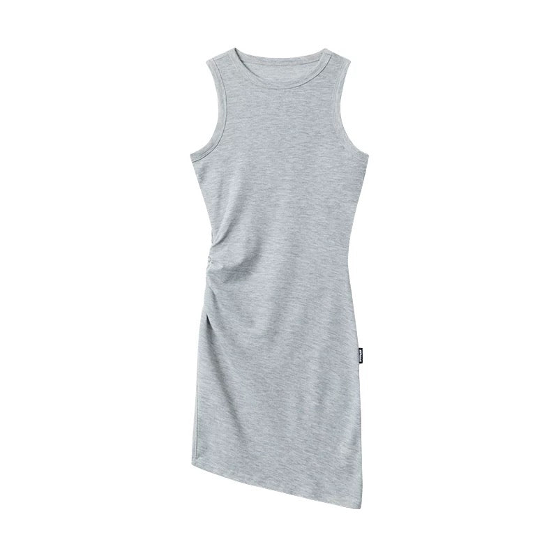 Langes Tank-Top Kleid mit Schlitz - Lonissa