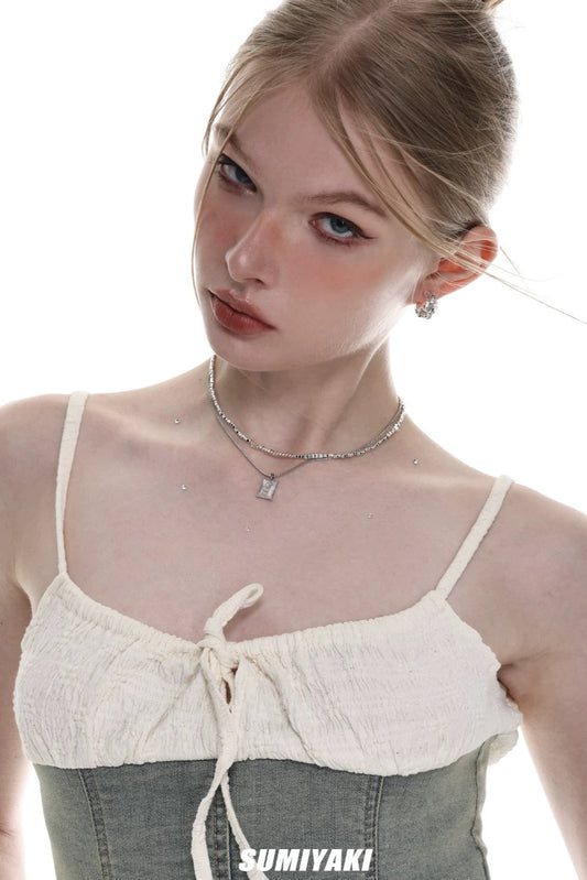 Ketten-Set mit Kristallanhänger - Lonissa