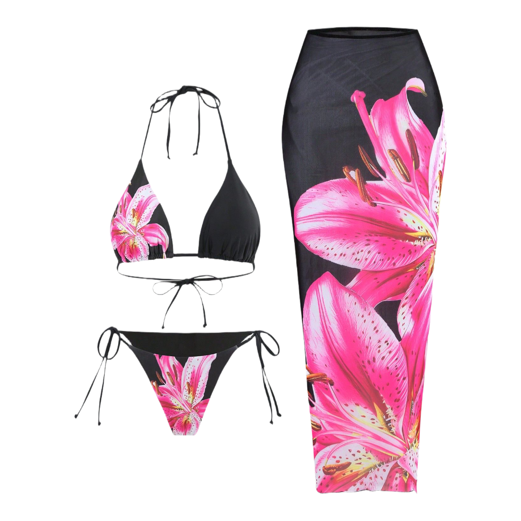 Viral Floral Beach Set