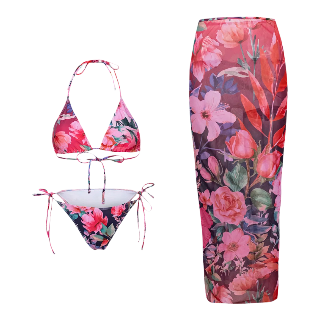 Viral Floral Beach Set
