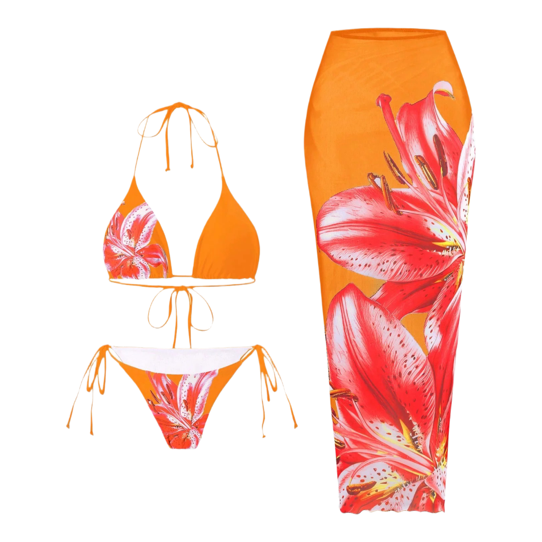 Viral Floral Beach Set