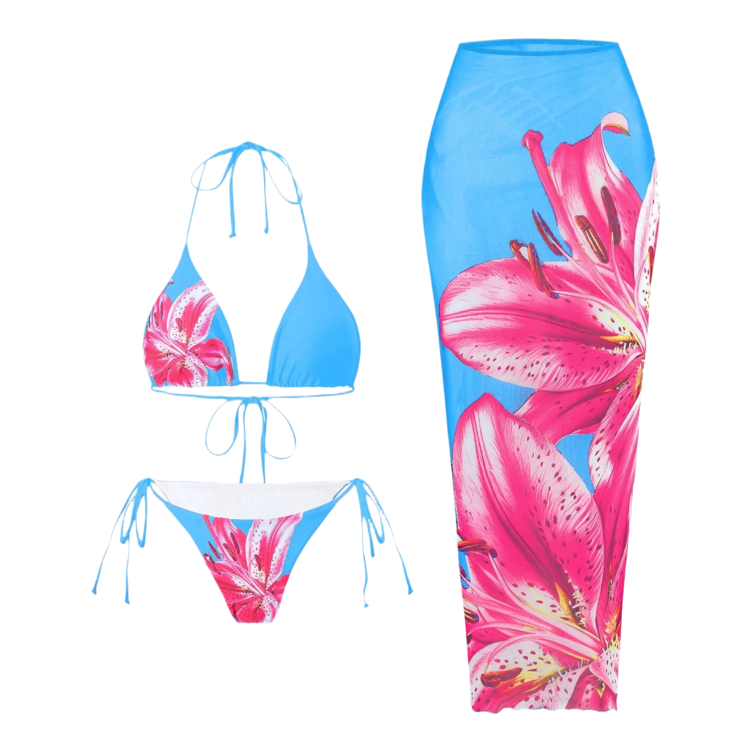 Viral Floral Beach Set