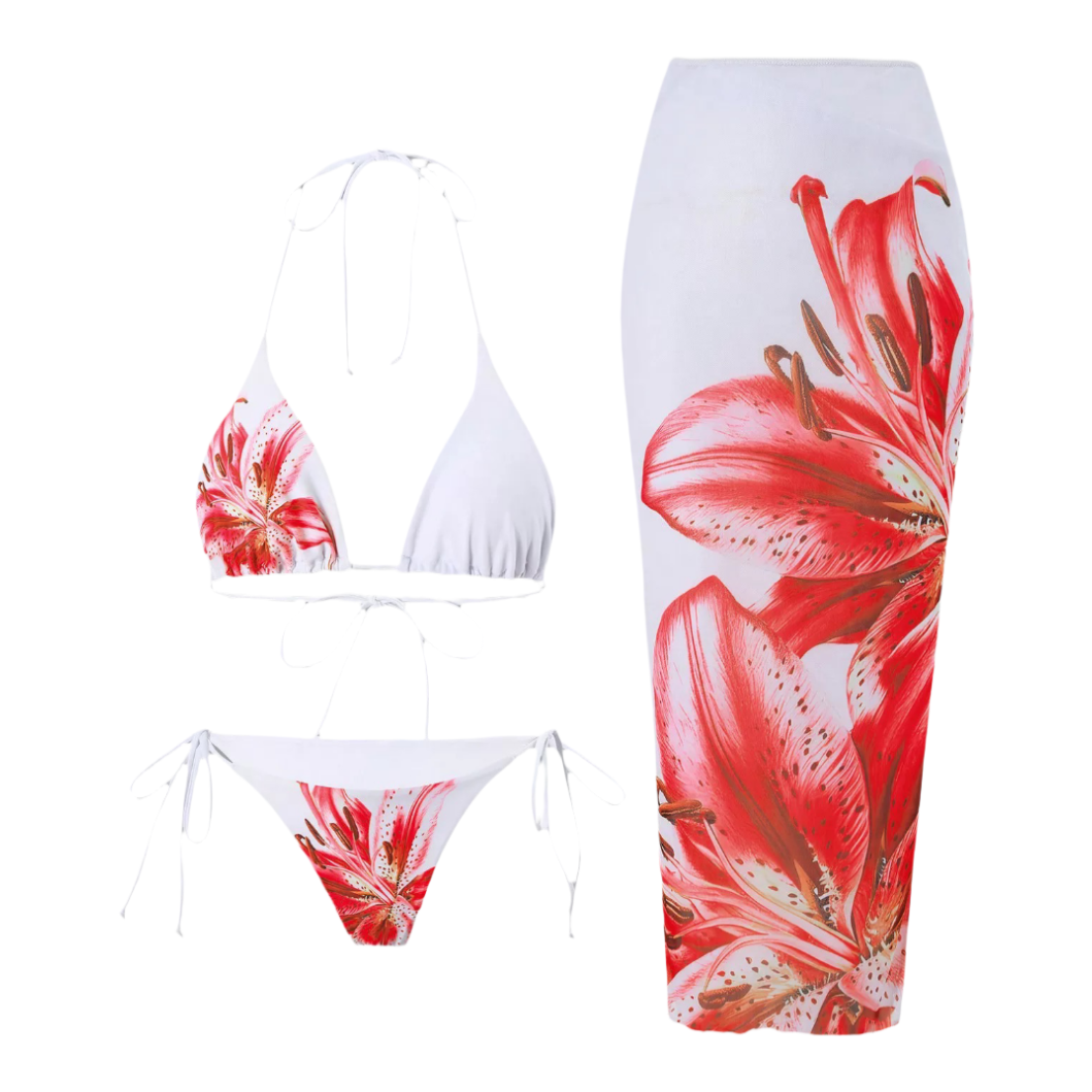 Viral Floral Beach Set