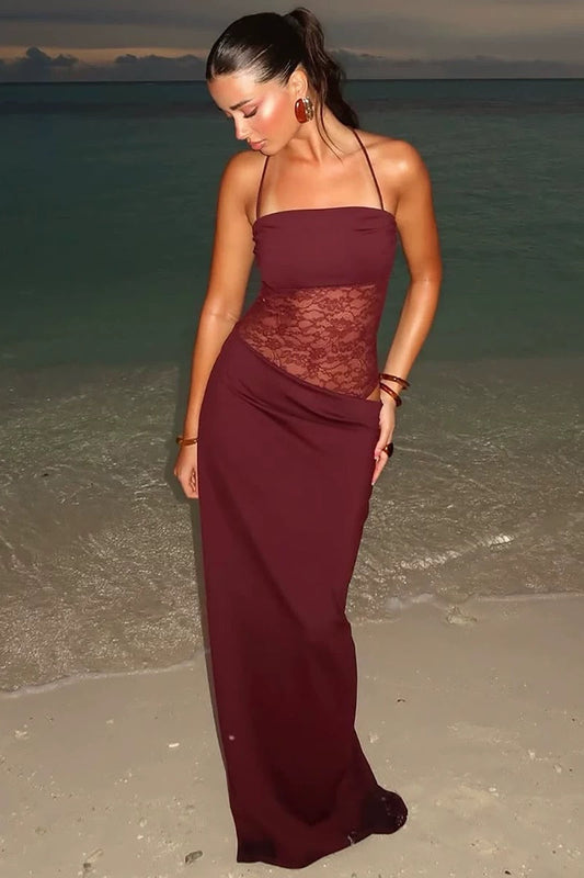 Lace maxi dress