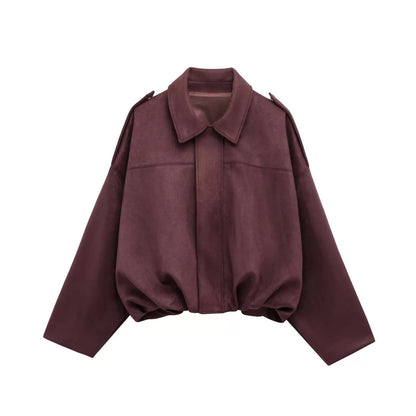 Wildleder Bomberjacke