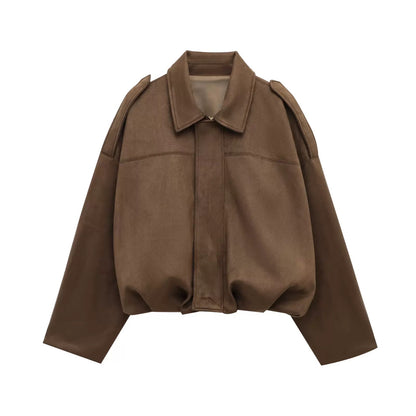 Wildleder Bomberjacke