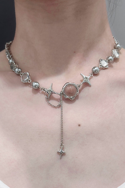 Stern Perlen-Kette - Lonissa